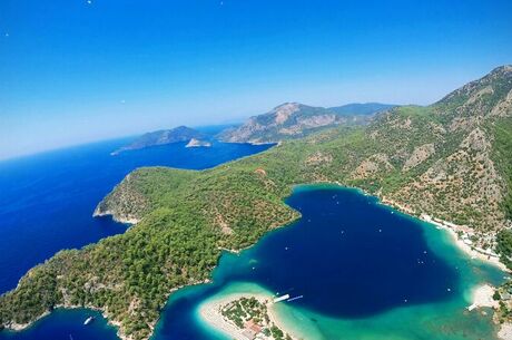 LİKYA FETHİYE ÖLÜDENİZ AKYAKA YÜZME VE TEKNE TURU