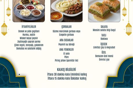 TEKNEDE İFTAR KEYFİ